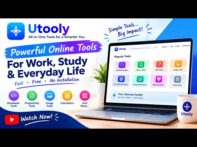 100+ Free Tools in One Platform | Utooly.com