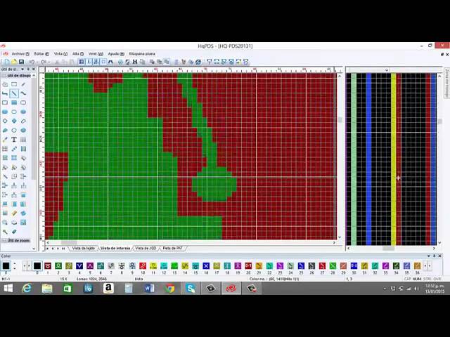 PAL KNITTING MACHINE - Hengqiang - Tutorial 4 - BUFANDA (TejedorasMexico)