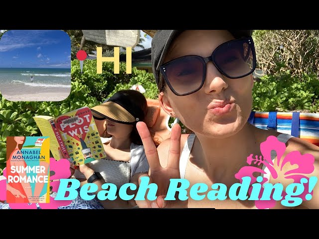 Read with me on the beach in Hawaii🌺🕶🌊👙🧜‍♀️