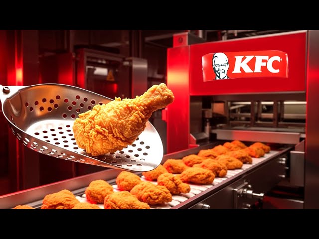Inside the KFC Factory: From Fresh Chicken to Crispy Perfection (Full Production Process)
