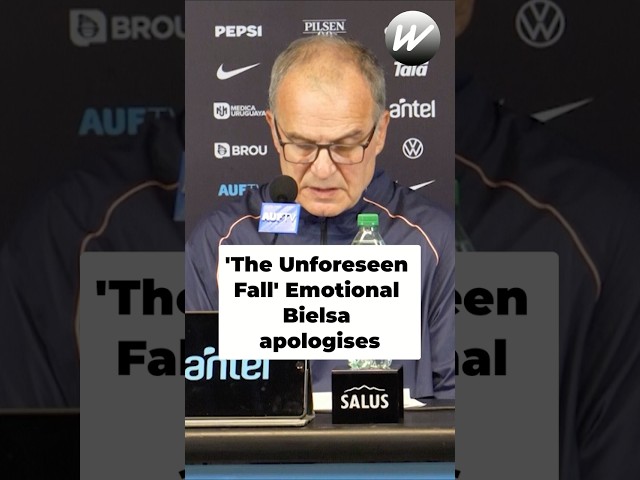 Bielsa's Agonised Apology for Uruguay's World Cup Exit #shorts
