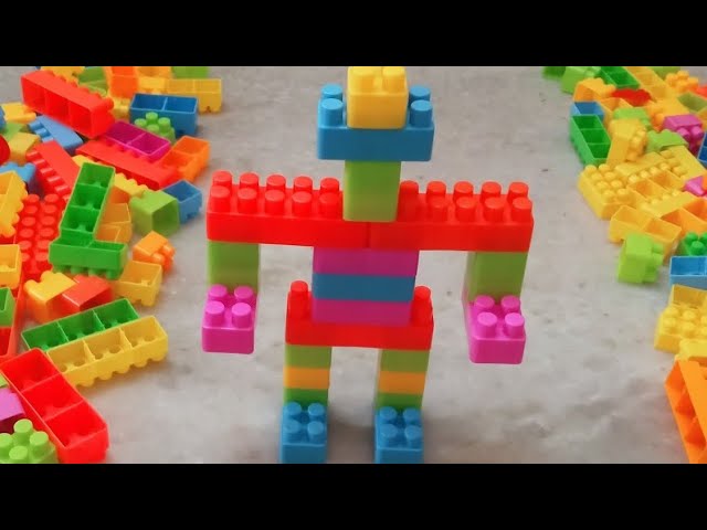 Satisfying DIY Phone stand, Robot ASMR/ Building Blocks/ block game #asmr#asmrsounds#buildingblocks