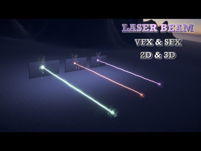 Laser Beam VFX For Unity (Demo)