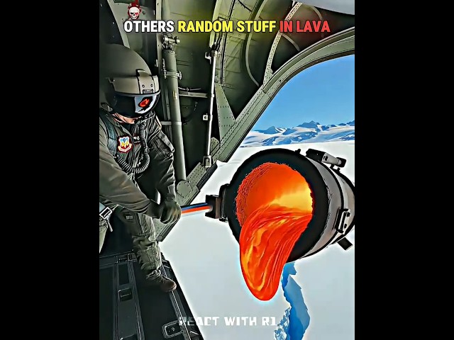 Others Random Stuff In Lava Vs Unexpected One 💀