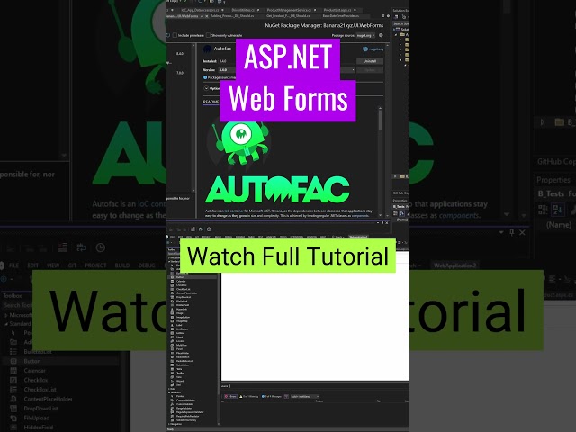 ASP.NET - Web Forms Tutorial Overview