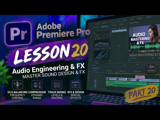 Adobe premiere pro 2026 Tutorial Lesson 20