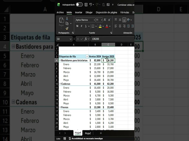 Advanced Pivot Tables: Merging Cells in Excel BDC