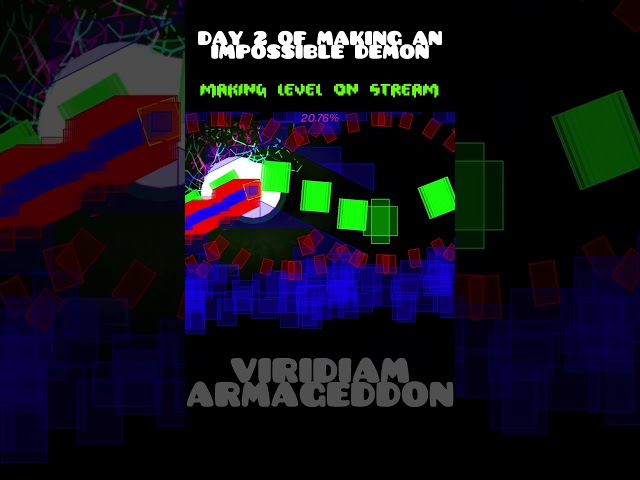 DAY 2 OF MAKING AN IMPOSSIBLE DEMON / GEOMETRY DASH #gd #geometrydash