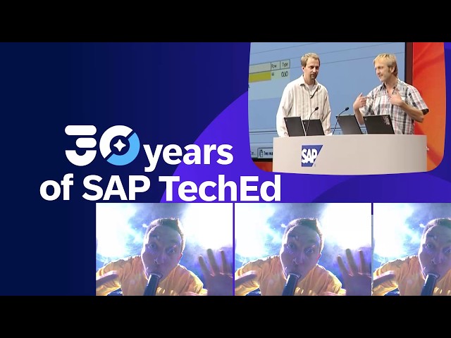 Build Things That Matter: Celebrating 30 Years of SAP TechEd