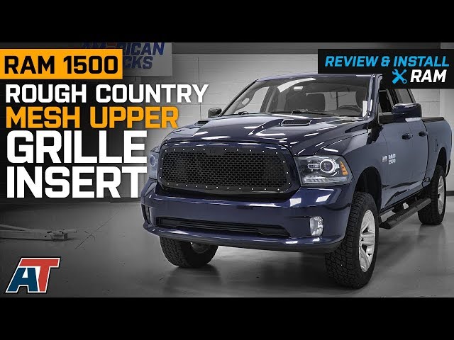 2013-2018 Ram Rough Country Black Mesh Upper Grille Insert Review & Install
