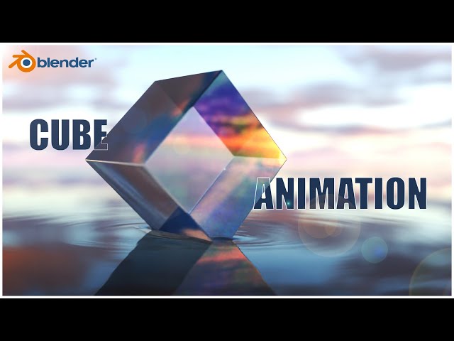 Simple Animation Using Default Cube in Blender | Beginner Blender Tutorial