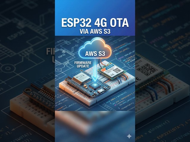 ESP32 + A7670G: 4G OTA Update with AWS S3 #iot #esp32 #awsiot #esp32ota