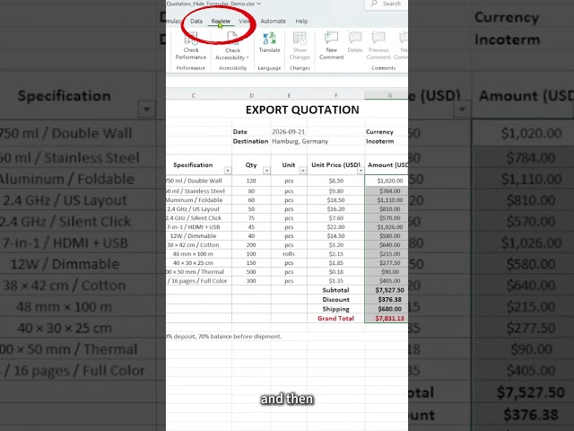 Don't Let Others See Your Excel Formulas 👀