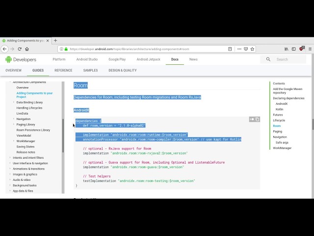 Migrating to AndroidX - Part 1 Room Database