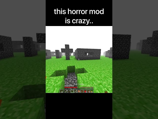 this minecraft horror mod is insane...