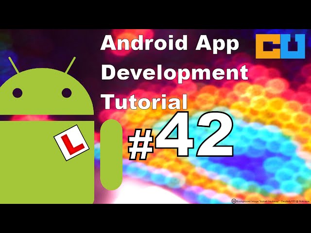 Android Tutorial #42 Animation (8\12) Canvas, initial preparations and setup.