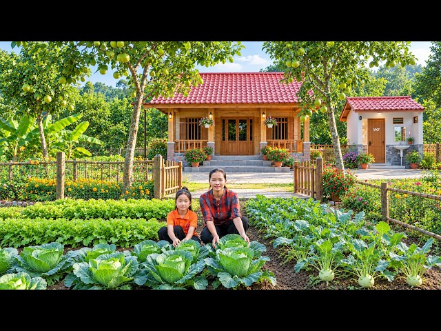 Former female veteran Trieu Van has built her own farm and raised her daughter.