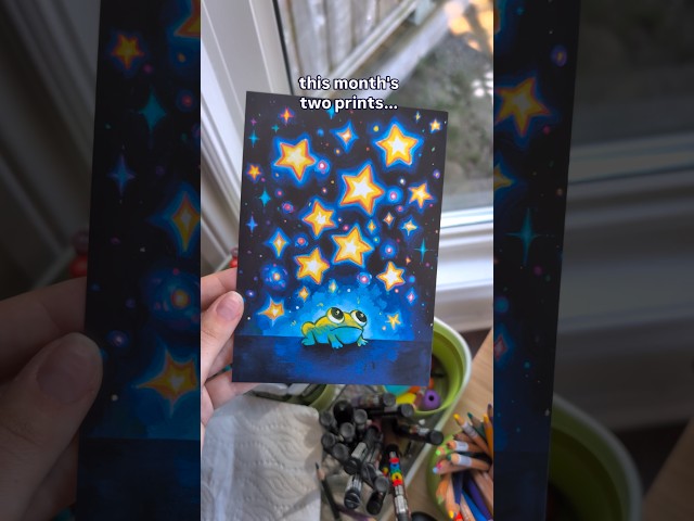what it's like to unbox 600 mail club prints