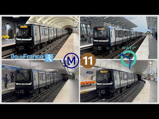 [RATP]Les 2 ans du MP14CC de la ligne 11 du Métro Parisien #ratp #metroparisien #metro #mp14