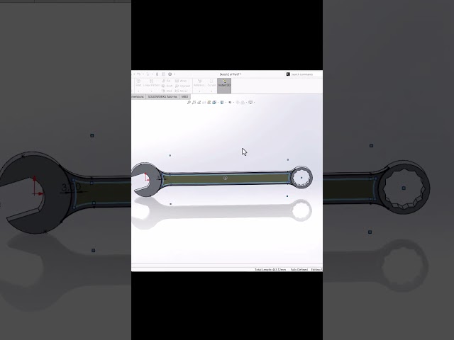 How to Design a Wrench in SolidWorks | Quick Tutorial