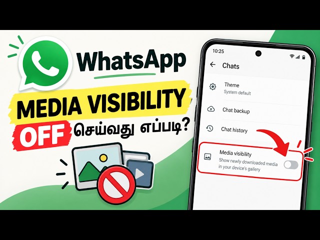 WhatsApp Media Visibility OFF: How to Stop WhatsApp Photos in Gallery | WhatsApp Tips|Manathin Kural
