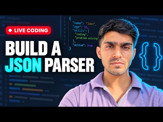 Building a JSON Parser from Scratch | Live Coding Challenge
