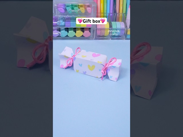 Cute gift box idea 💖 DIY Paper craft 💖 Paper gift box #diy #craft #handmade #art #papercraft