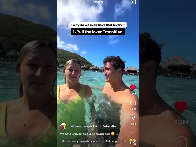 Follow for more daily creator tips! ✈️ These are 3 of our most viral transitions we have done on