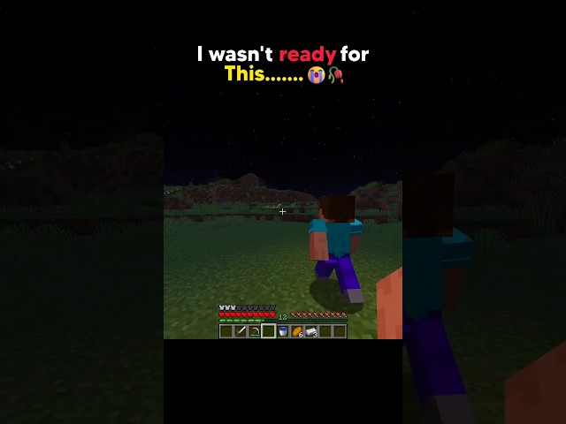 POV : You Playing On Horror Mod 😭☠️ #minecraft
