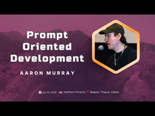Prompt Oriented Development - Aaron Murray