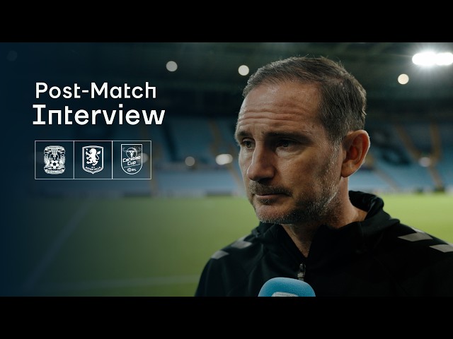 Frank Lampard & Victor Torp Reaction | Coventry City vs Aston Villa | Carabao Cup
