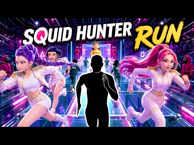 SQUID HUNTER RUN 🦑Interactive Fitness Compilation | 4K Reflex Challenge