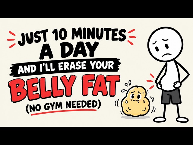 Give Me Just 10 Minutes a Day and I'll Erase Your Belly Fat (No Gym Needed)