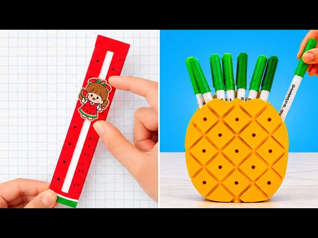 🎒 BACK TO SCHOOL DIY HACKS & CRAFTS! 💡✨