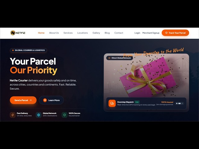 Netfie Courier Management System: Launch your courier business with a complete digital platform!