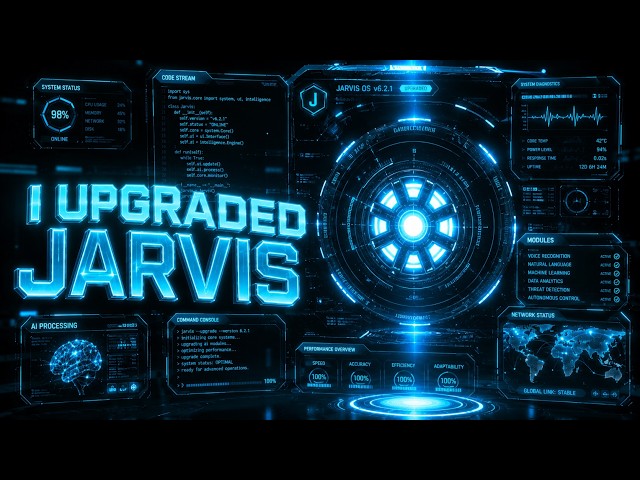 I Upgraded My JARVIS... Now It Feels REAL #Jarvis #Python #AI #Coding #Tech #LocalAI #Pygame #ai