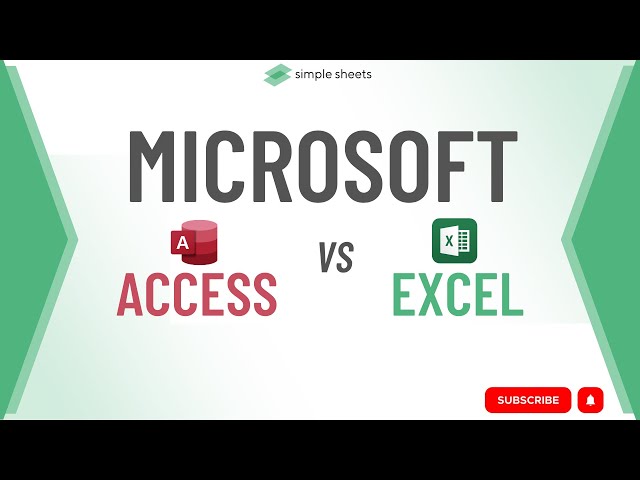 Access or Excel: Which is the Best for Your Data Needs?