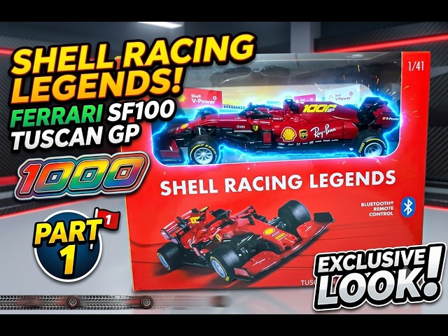 Ferrari SF1000 Tuscan GP 1000th Race Edition | Shell Racing Legends 1/41 Unboxing (Part 1)