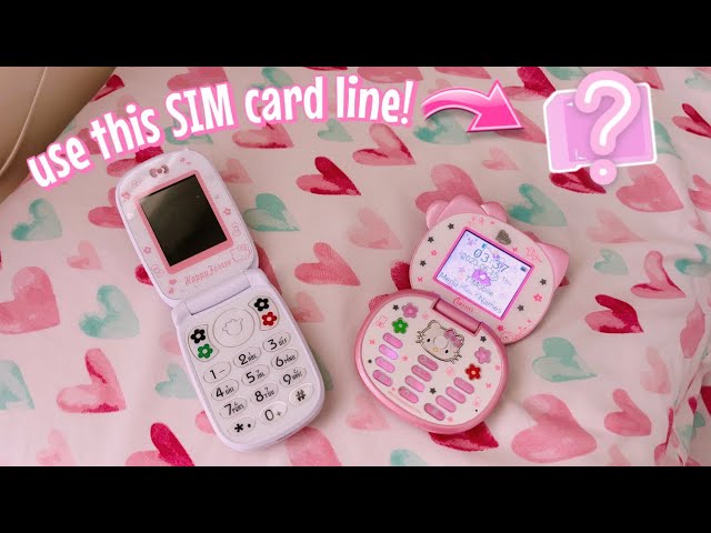 Hello Kitty Flip Phone: The SIM card that ACTUALLY works