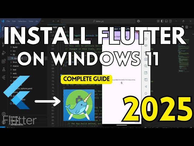 Flutter + Android Studio on Windows 11 | Complete Installation Guide [2025]