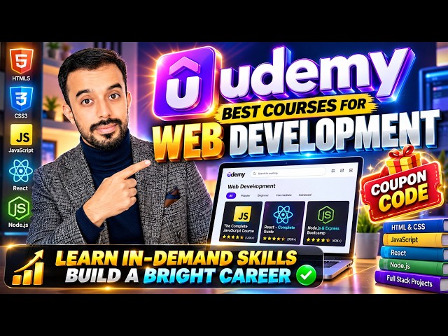 Best Udemy Courses for Web Development in 2026 | Beginner to Advanced