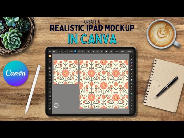REALISTIC IPAD MOCKUP IN CANVA | Step by Step tutorial | Create a realistic iPad Mockup in Canva