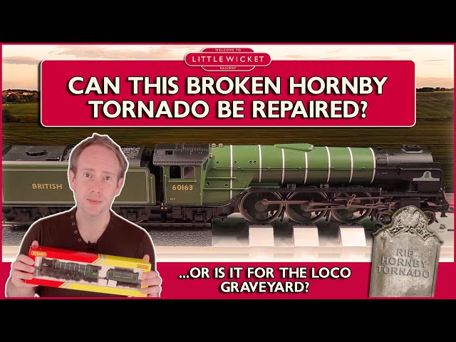 Can this Broken Hornby Tornado be Repaired? 🛠 Or is it for the Loco Graveyard? 💀