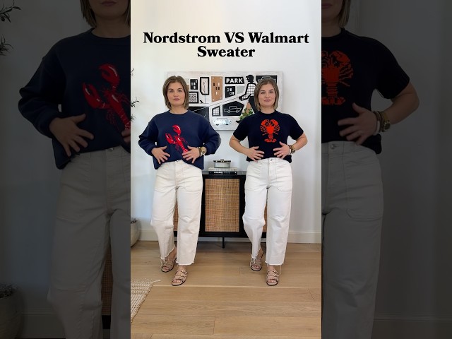 Walmart or Nordstrom Sweater- Which Would You Choose?? #walmartfinds #walmart