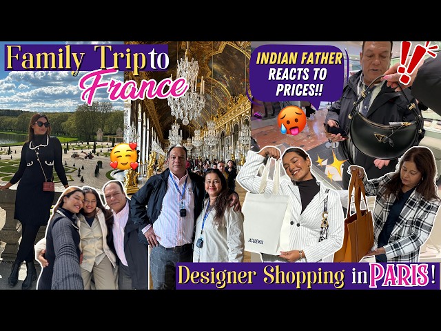 Designer Shopping in PARIS with MOM!  Full Paris & France Tour for PARENTS! #TravelWSar
