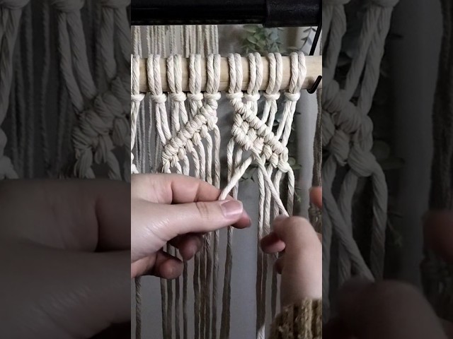 New Tutorial Loading...#macrame #tutorial #diy #wallhanging #craft #art
