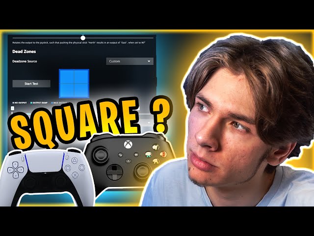 How to Apply SQUARE Deadzone Settings on Steam and Epic! (2024)
