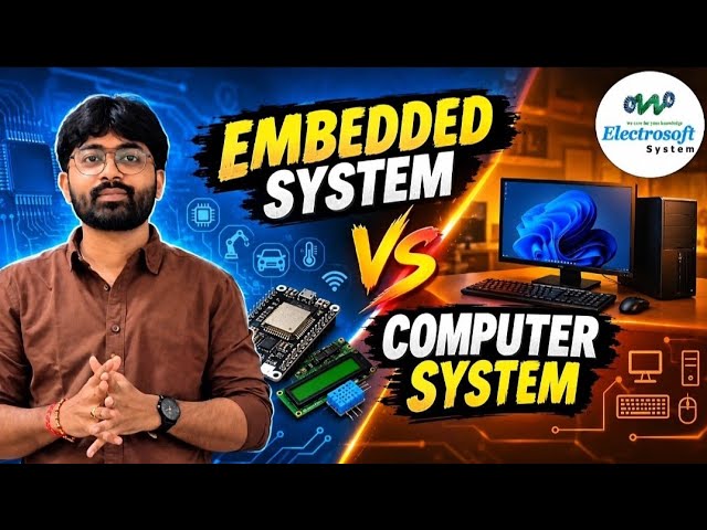 Embedded System vs Computer System | Key Differences Explained by Omkar Sir Electrosoft System Pune