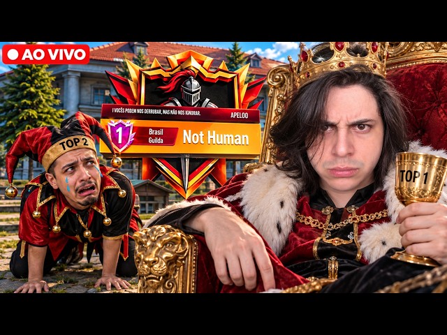 🔴 PEGAMOS O TOP 1 DA NOT HUMAN! - LUMESHIFT MEU NOVO JOGO - FREE FIRE AO VIVO ❤️