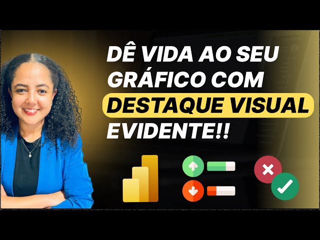[Power BI] -  Como melhorar seu Gráfico Usando Valor do Campo 🟢🔴➖